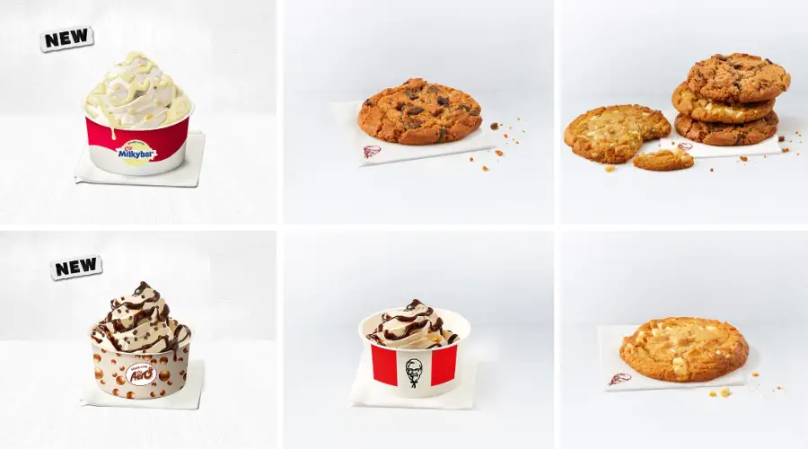 KFC Desserts Menu Prices UK 2024