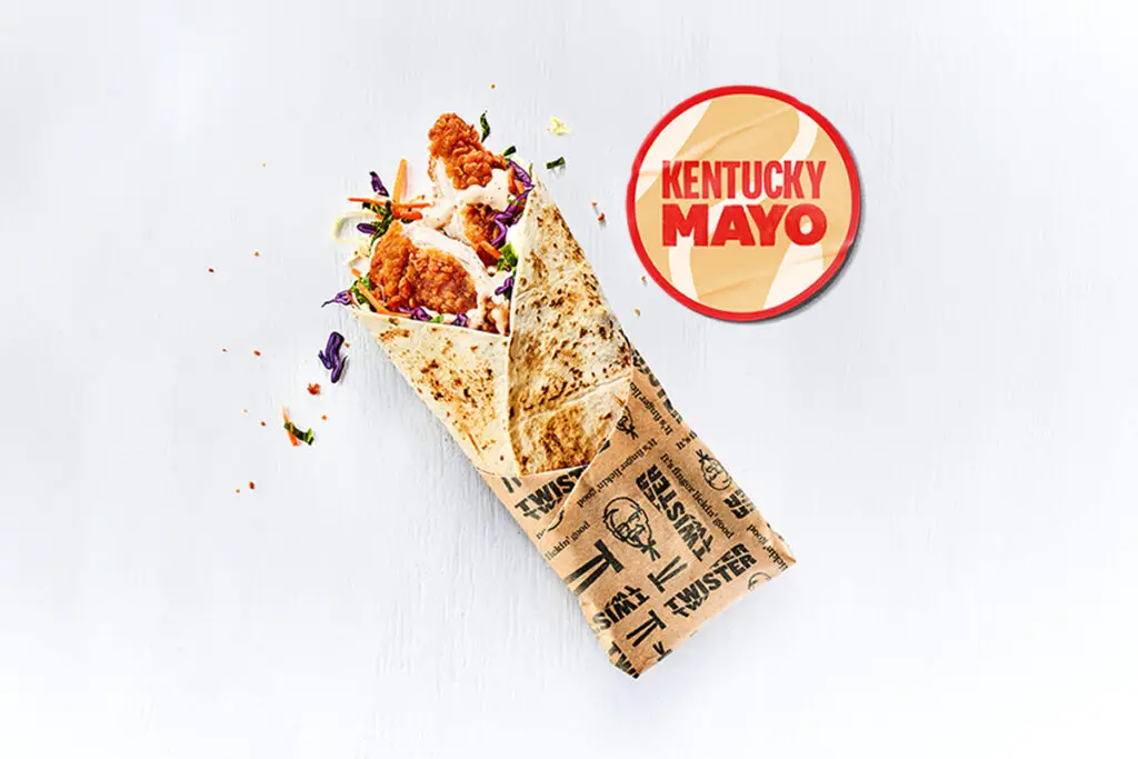 KFC kentucky Mayo wrap of the day