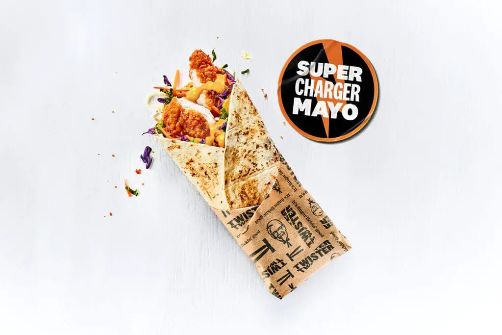 KFC Supercharger Mayo Twister Wrap